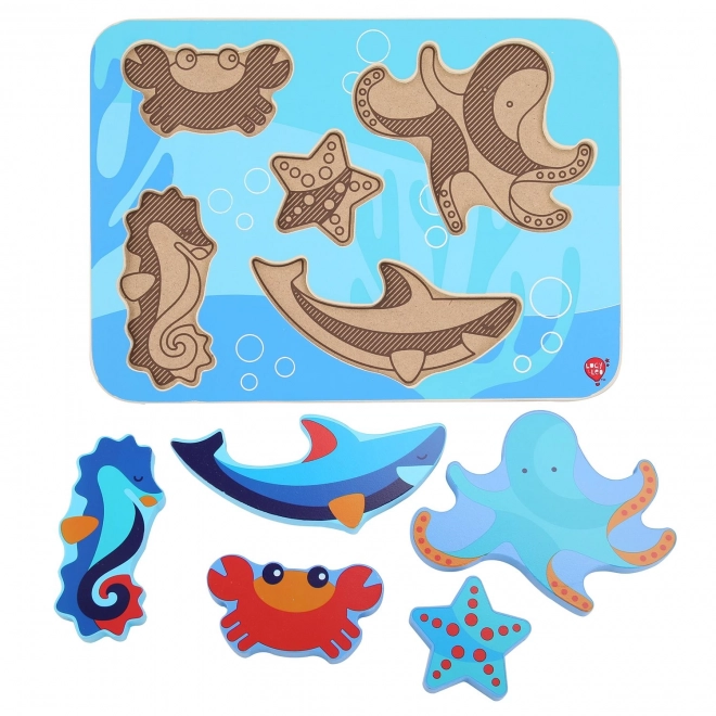 Wooden Sea Creatures Puzzle