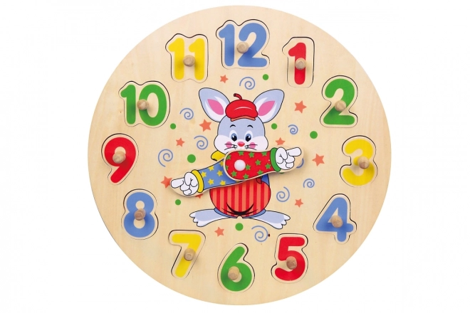 Wooden Educational Clock Puzzle