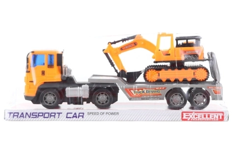 Toy Truck with Backhoe