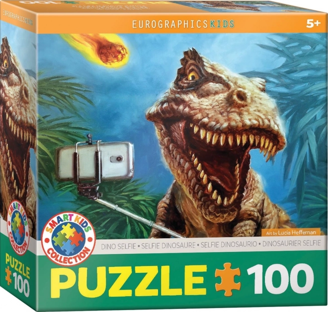 Dinosaur Selfie Puzzle 100 Pieces