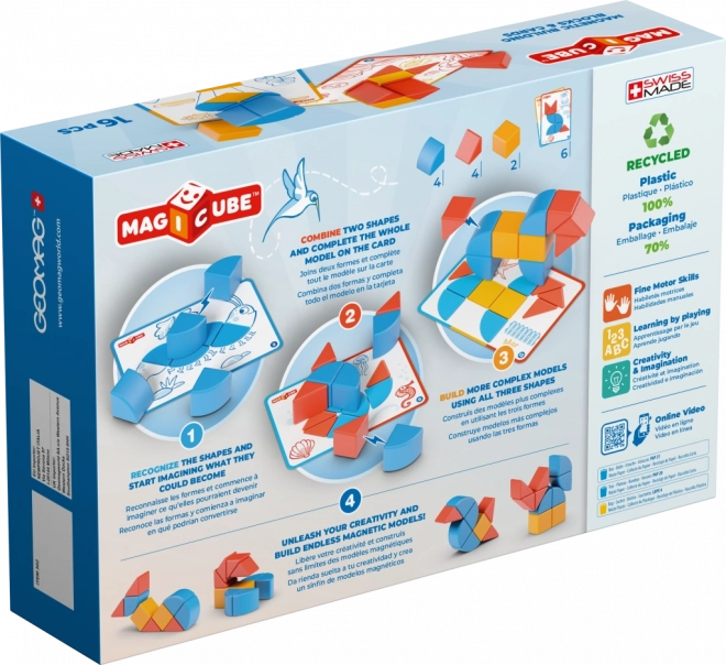 Geomag Magicube Blocks&Cards 16 dílků