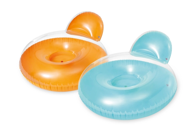 Pair of colorful rings with backrest
