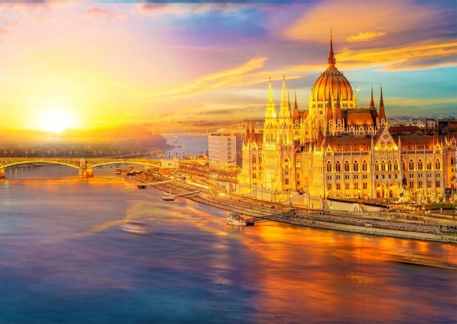 Enjoy Puzzle Hungarian Parliament at Sunset Budapest 1000 Pieces