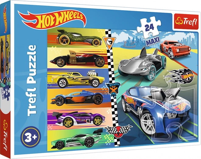 Maxi Puzzle Hot Wheels Fast Cars