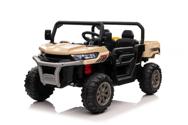 Battery Powered 4x4 Ride-On Car Gold