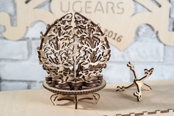 Ugears 3D Wooden Flower Puzzle