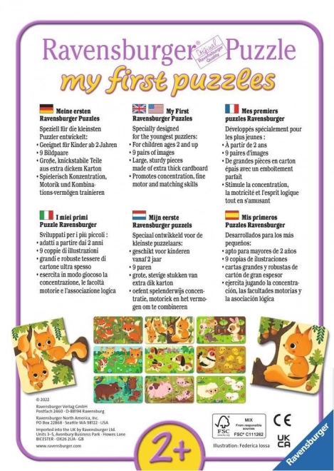 My First Animals And Their Babies Puzzle