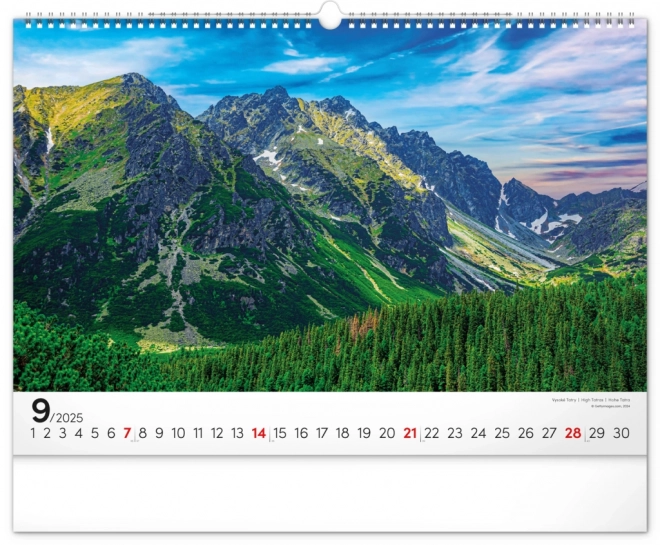 Notique Wall Calendar Magical Tatras 2025