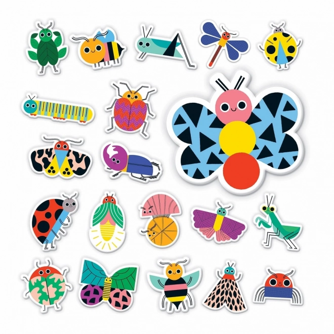 Mudpuppy bath adhesive foam shapes ladybugs