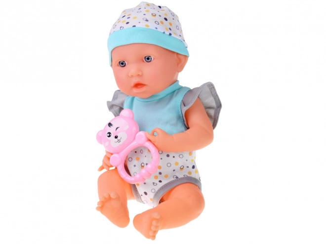 Baby Doll Set with Stroller, Cradle, and Bath Accessories