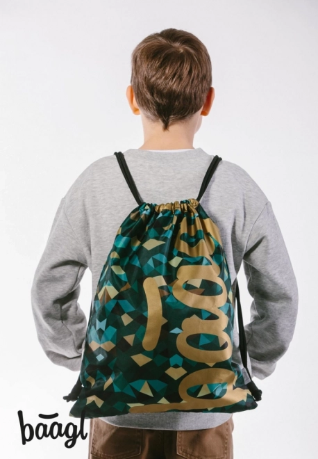 Baagl Drawstring Bag Skate Design