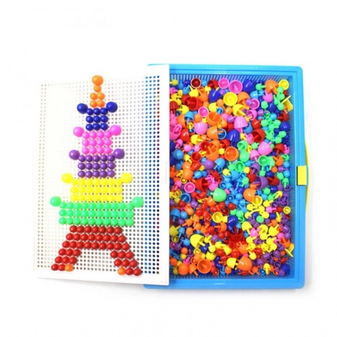 Colorful Pegboard Puzzle Set