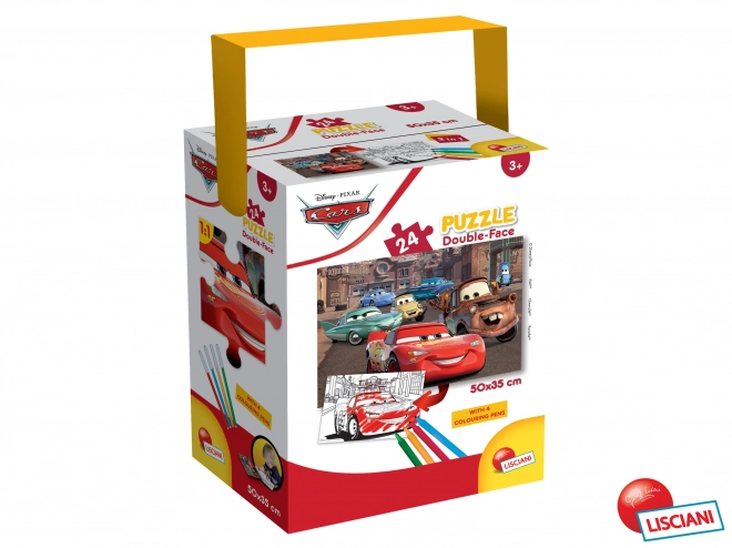 Cars Double-sided Puzzle 24 Pieces