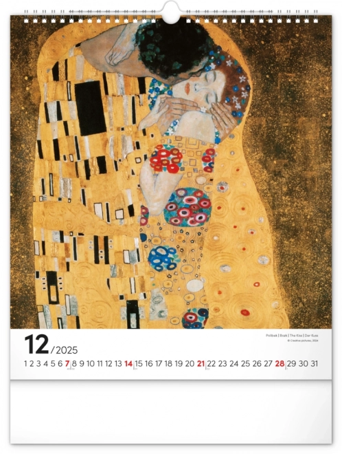 Wall Calendar Gustav Klimt 2025