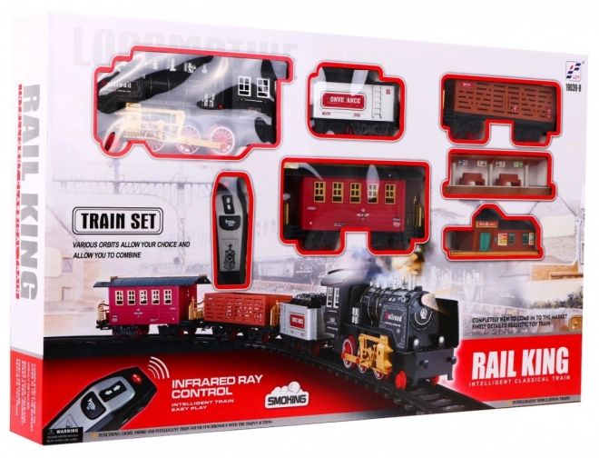 Remote Controlled Smoky Train Set for Kids