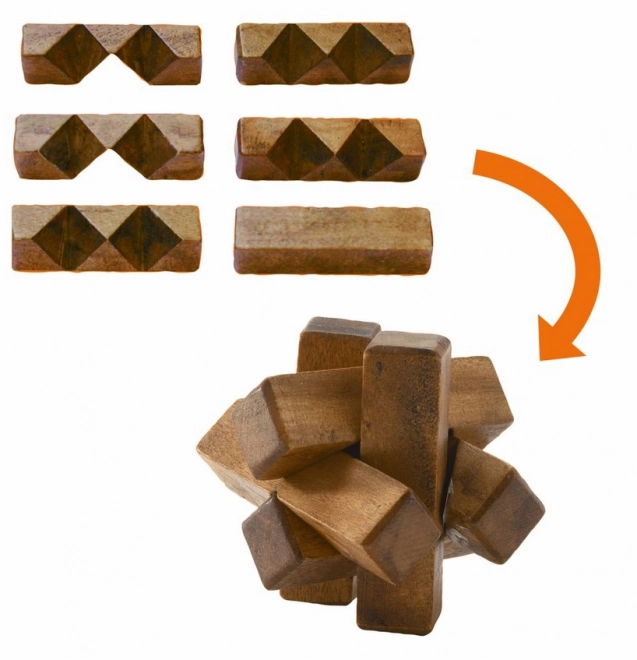 Djeco Woodix Wooden Puzzle Set
