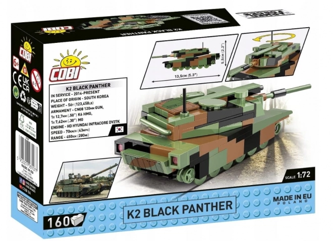 Bricks Model K2 Black Panther Tank