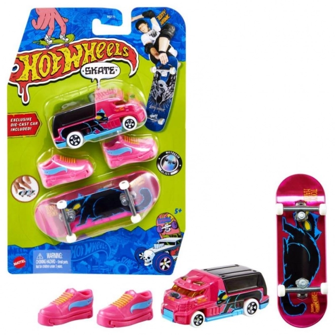 Hot Wheels Skate Collectible Set with Fingerboard and Shoes