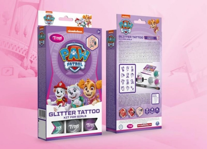 Paw Patrol Glitter Tattoos for Girls