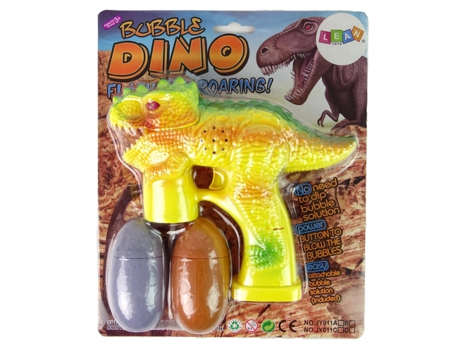 Dinosaur Bubble Maker with Yellow Egg