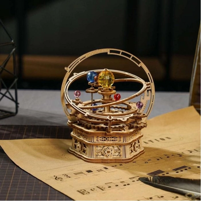 Robotic 3D Puzzle Music Box Historical Astronomical Clock