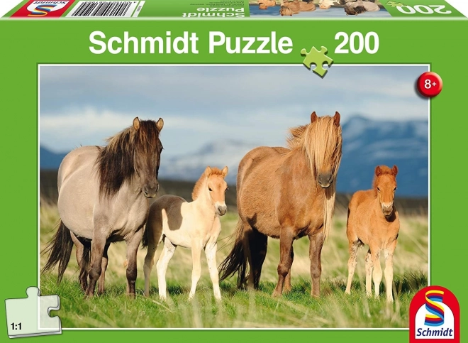 Horse Family Puzzle - 200 Pieces