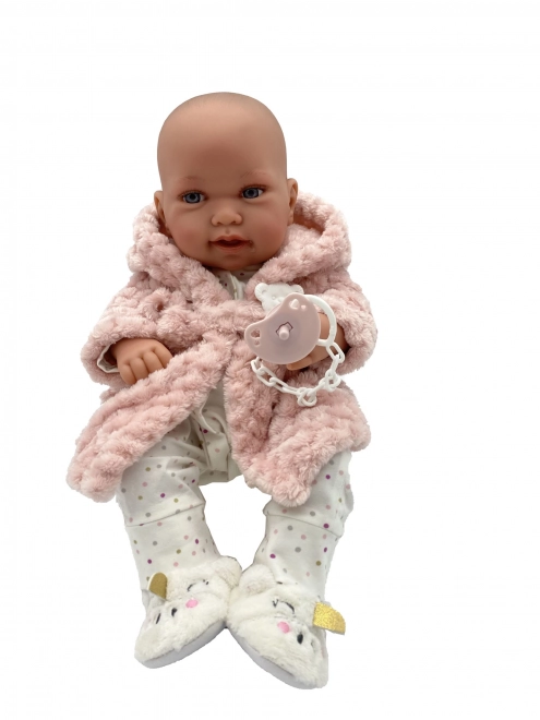 Realistic Newborn Baby Doll with Full Vinyl Body - 42 cm