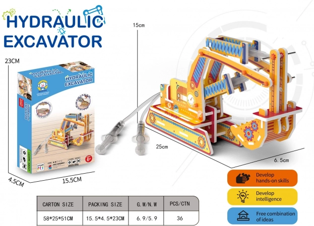 Baukasten Hydraulikbagger