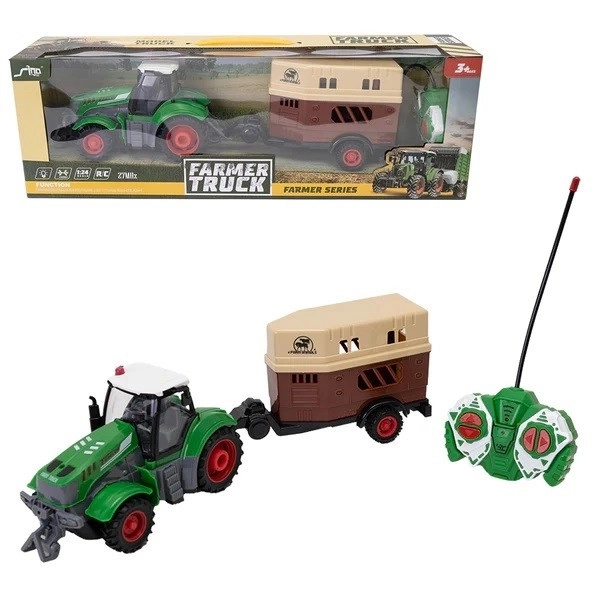 Remote Control Tractor with Horse Trailer