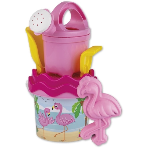 Sand Play Set Flamingo with Watering Can