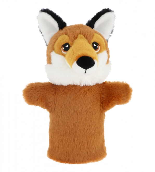 Keel Toys eco-friendly plush hand puppet fox