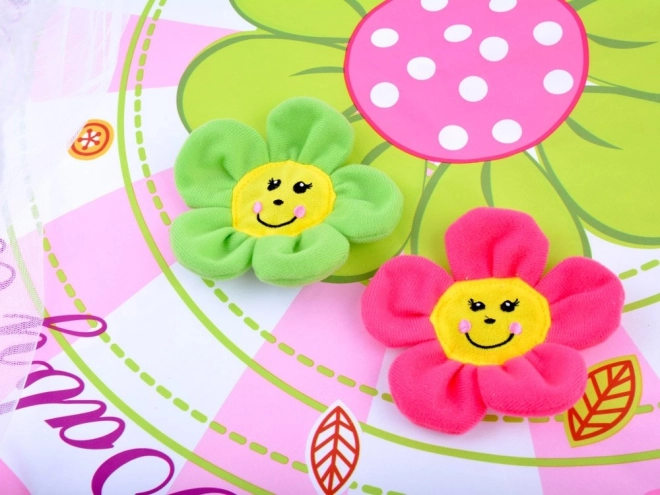 Baby Flower Playmat with Mosquito Net