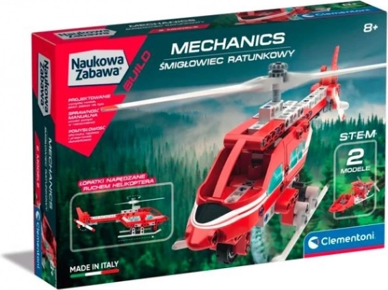 Baukasten Mechaniklabor – Rettungshubschrauber und Luftkissenboot