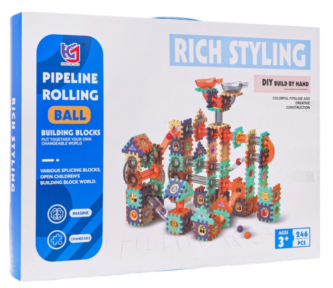 Fun Marble Race Track Building Set for Kids