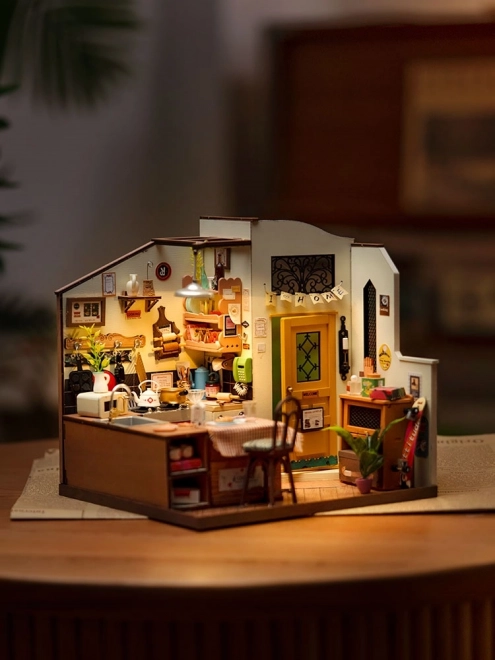 Cozy Kitchen Wooden 3D Puzzle