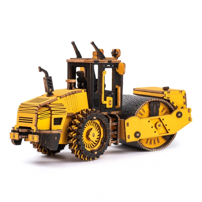 Robotic Wooden 3D Puzzle Road Roller