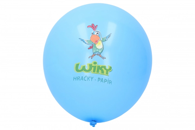 Blue Balloons with Wiky Print