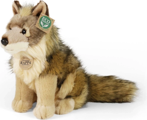 Lupo di peluche 24 cm eco-friendly