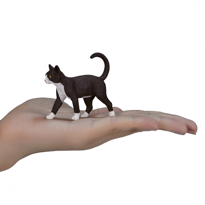 Mojo Black and White Cat Figurine