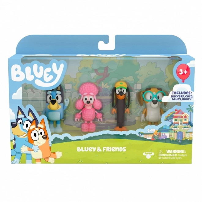 Bluey Friends 4-Pack Figurines