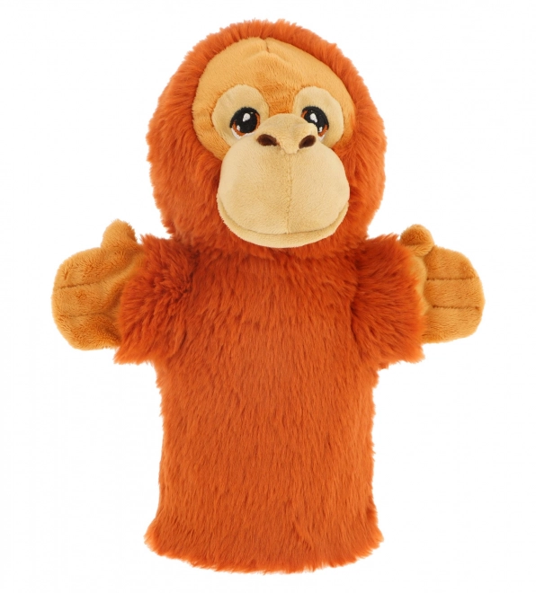 Eco-Friendly Plush Orangutan Hand Puppet