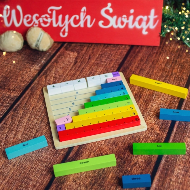 Gioco in legno - puzzle contare