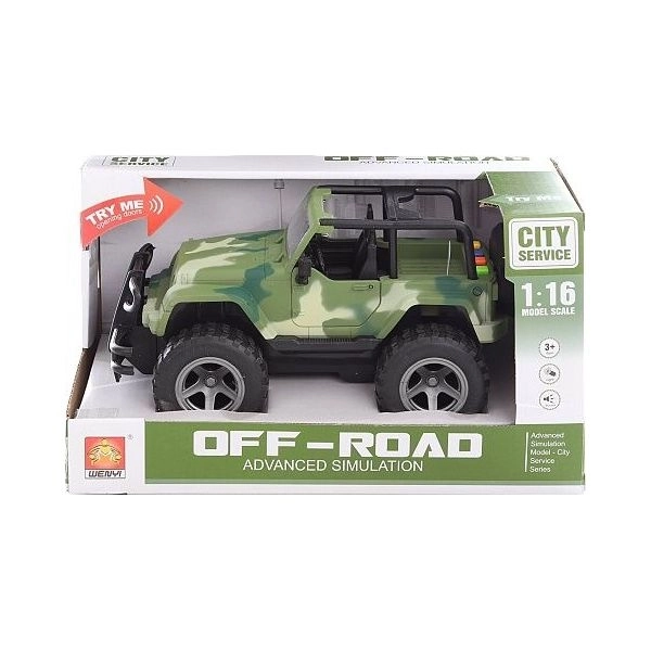 Military Toy Jeep with Sound