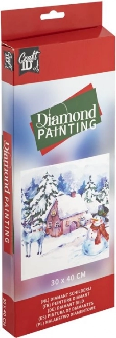 Diamond Painting Winter Landscape Craft Kit 30x40cm