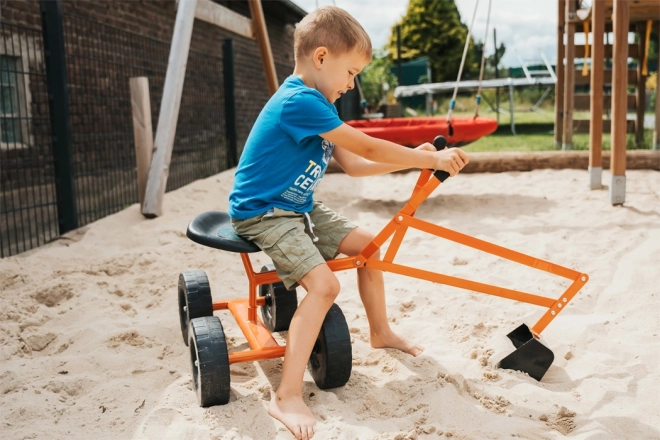 Small Foot Ride-On Digger with Wheels