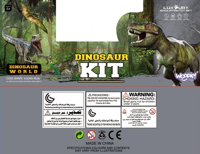 Woopie Nagy Dinoszaurusz Figura Készlet XXL + Játékszőnyeg "Őskori Világ"