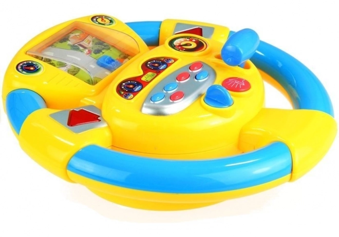 Interactive Steering Wheel for Toddlers with Sounds