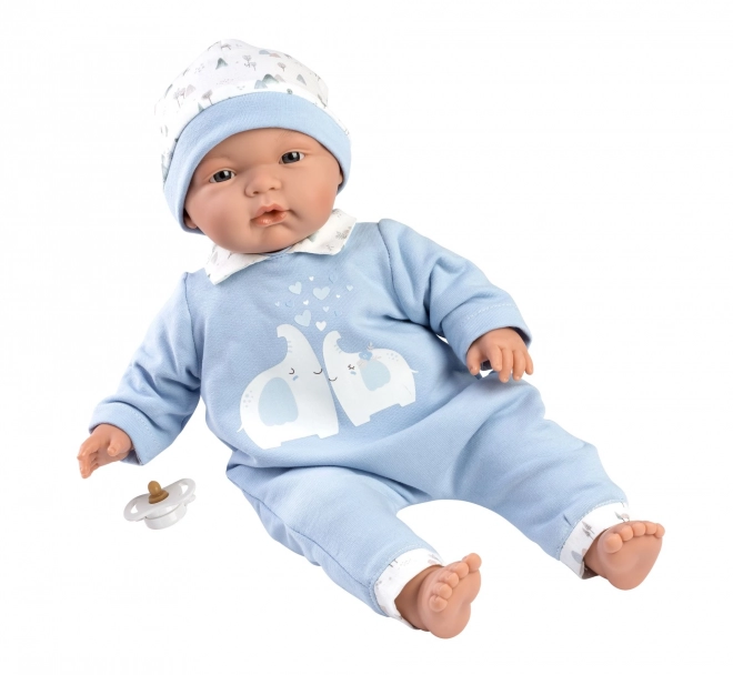 Realistic Baby Doll with Soft Cloth Body - 38 cm