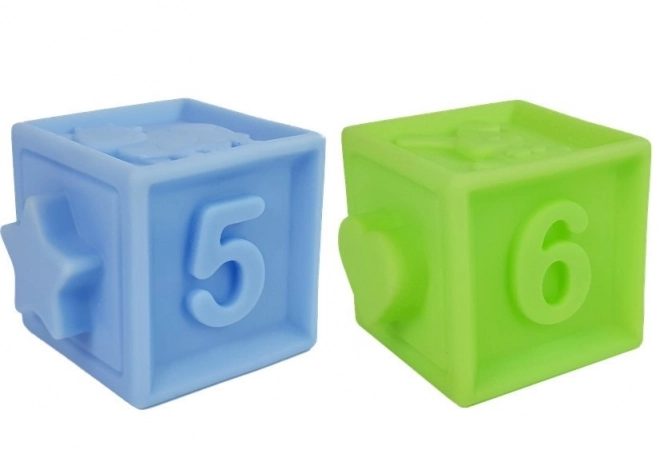 Sensory Soft Block Set with Animals and Numbers