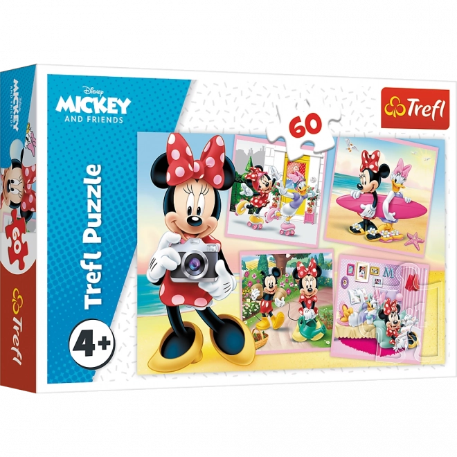 Puzzel 60 stukjes - Schattige Minnie - Disney Minnie